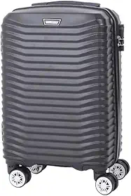 Mala De Viagem Bordo 10 Kg Abs 4 Rodas Duplas Cadeado Embutido (Preto)
