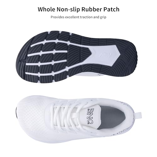 Womens Arch Support Walking Shoes Wide Toe Box Orthotic Sneakers Tennis Shoes for Plantar Fasciitis Pain Relief, Size 6-114