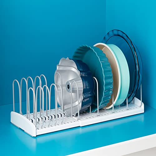 Youcopia Storemore Expandable Pan And Lid Rack, Adjustable Pot Lid Organizer For Kitchen Storage, 12.5”-22” Wide #TOP4