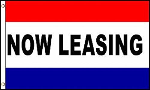 Now Leasing Flag 3X5 Real Estate Rental Banner Advertising Pennant Business Sign #TOP2