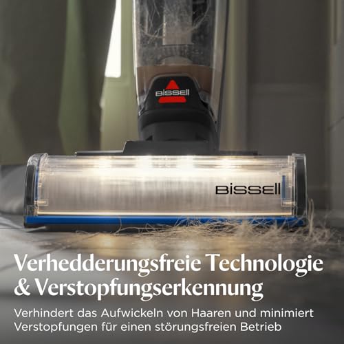 BISSELL CrossWave OmniFind, Kabelloser Nass Trockensauger, Saugen & Wischen in Einem, FurFinder...