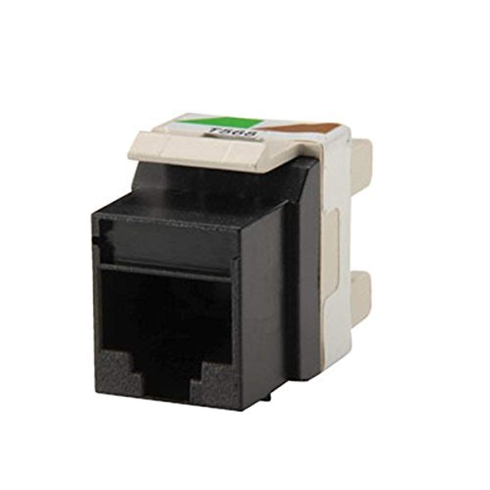 ORTRONICS KS6A-00 Category 6 Keystone jack Black
