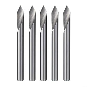 Fuana 60 Grad V-Nut CNC Fräser Set 5 Stück