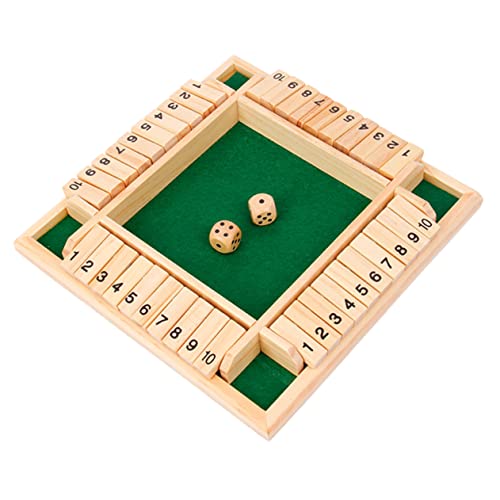 JOINPAYA 1 Set Flip Drink Props Juego De Juego Sociado Jumbo Dice Toy Green New Zealand Pine