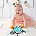 ZONICE Green Crawling Crab Baby Toy with Music and LED Light Up for Kids, Toddler Interactive Learning Development Toy with Automatically Avoid Obstacles, Build in Rechargeable Battery