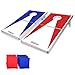 Produktbild GoSports Cornhole Pro Sitzsack-Set, faltbar, US-Flagge, LED, Schwarz, Rot und Blau, Unisex, CH-02-RB, Rot/Blau