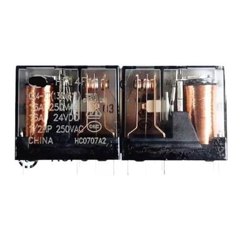 Relé HF14FW 024ZT 24VDC de 8 pines componente para circuito electrónico pack de 5 unidades
