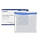 Amazon Brand - Solimo Freezer Quart Bags, 120 Count