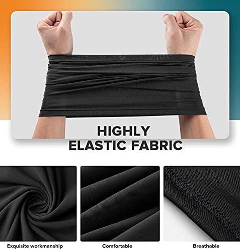 Protetor de Pescoço com Proteção UV50 Tubeneck Motociclista Ciclismo Slim Fitness - Preto