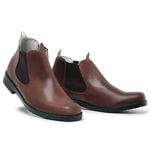 Bota Botina Masculina Para Trabalho Sola De Pneu