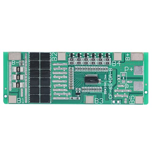 Tablero de protección de batería de Litio 6S 40A Detección de Voltaje de Alta precisión con Carga de Equilibrio para taladros eléctricos e iluminación Solar Tablero de protección