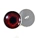 Sew on Eyes 16mm Dark Brown Glass Eyes Cabochons for Fantasy Art Doll Stuffed Animal Soft Sculptures or Jewelry Making Crafts Set of 2