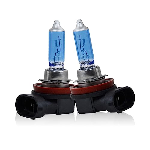 Review de Lámpara bombilla halógena disponible en línea. 37 Gunhunt - 2 bombillas halógenas H11, soporte para lámpara PGJ19-2, color blanco superbrillante, 12 V, 100 W, luz de conducción de haz bajo, luz antiniebla para la mayoría de...