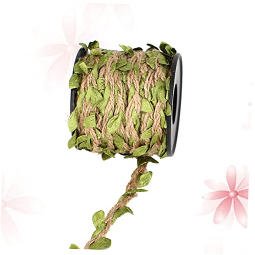 TOPBATHY 10m Ratán Artificial De Verdes Cuerda Tejida para Embalaje De Decoración De Bodas Fiestas DIY Manualidades