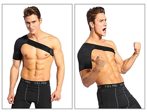 Nofaner Shoulder Support Brace With Pressure Pad For Men Women, Shoulder Compression Sleeve Arm Wrap For Shoulder Stability And Recovery, Right Shoulder (M) #TOP6