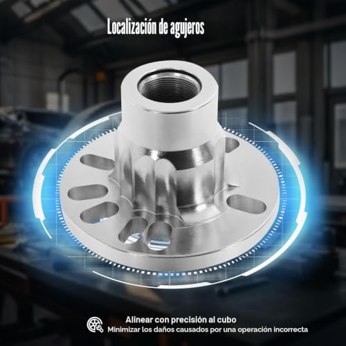 Extractor hidráulico de bujes de 10T para ruedas de 4 y 5 pernos 6