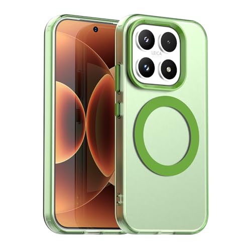 Image of for Xiaomi 17 Case Magnetic Case Anti Drop Hybrid Phone Back Cover - Green