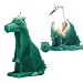 PyroPet Candles, Dreki Dragon Wax Candle, Melts to Metallic Skeleton (Green)
