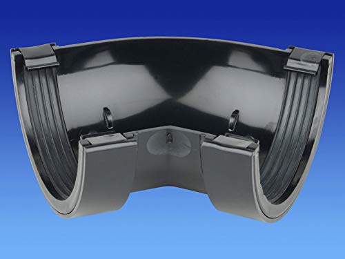 Raccord d'évacuation d'eau pluviale 112 mm Wavin Osma gris angle 45 - 2