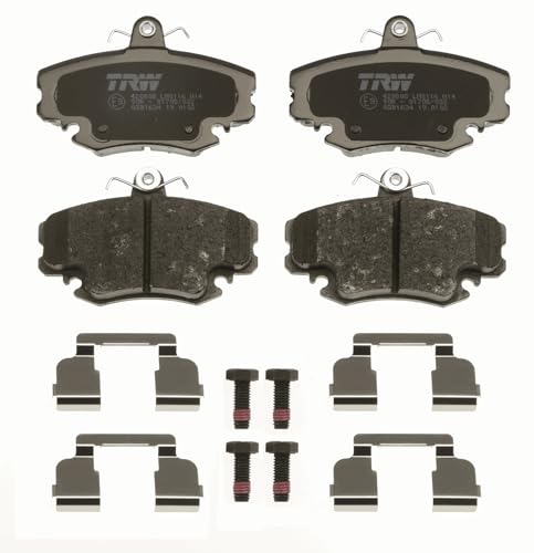 Plaquettes de frein TRW GDB1634 essieu avant pour Renault Clio II BB CB 1998-2016