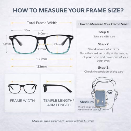 Image of Dervin Blue Light Blocking Glasses Gaming Filter Transparent Square Eyeglasses for Eye Protection Men Women, Computer /Tablet /Laptop /Mobile /TV, Anti-blue & Anti eyestrain