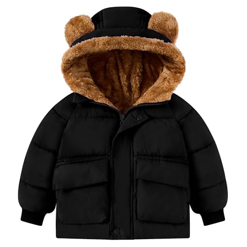 BFUSTYLE Baby Coat 6M-5T Winter Clothes Toddler Boy Girl Jacket Infant Fleece Outerwear with Hooded