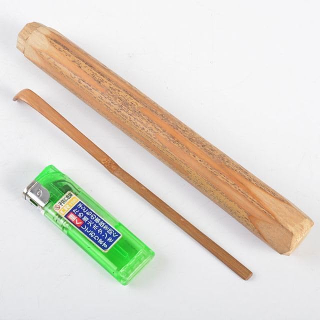 茶道具 竹 茶杓 銘「茶乃友」 在銘 共筒・共箱 C R4833 茶道具 竹