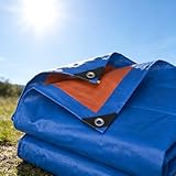 😃【Lonas Premium】Las lonas de alta resistencia de 120gsm están hechas de material de polietileno (PE) de alta calidad, ofreciendo una resistencia excepcional al desgarro. Incluso bajo condiciones climáticas adversas o uso intensivo, permanecen intactas y sin daños.