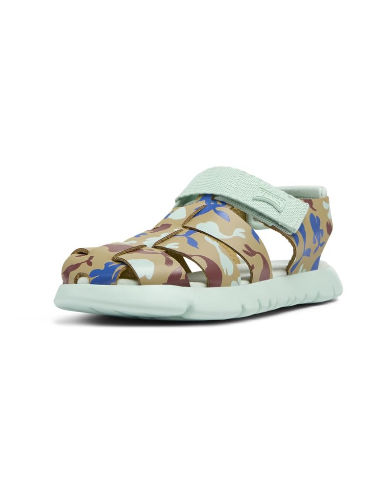 Camper Unisex Children's Oruga Sandal K800242T-Strap Sandal, Multicolor 027, 12.5 UK
