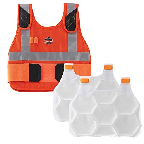 Ergodyne Premium Phase Change Cooling Ice Vest Orange