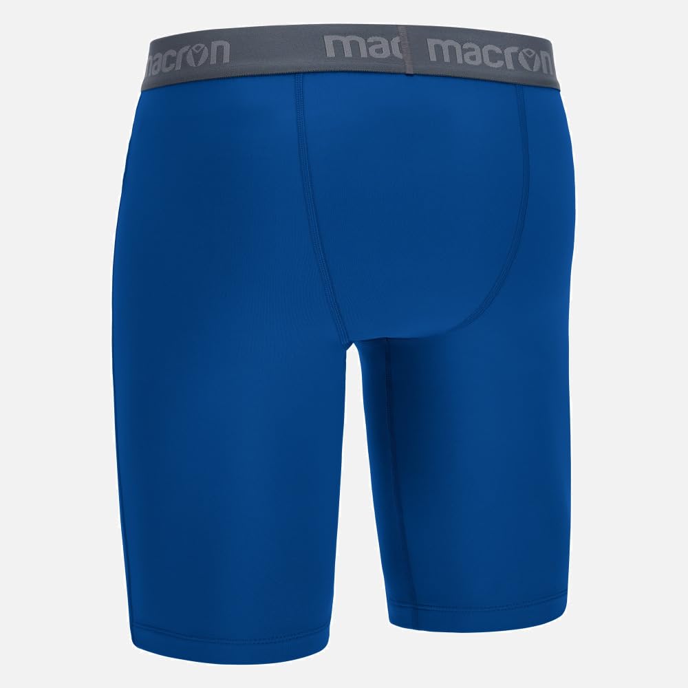 Macron Bermuda Scaldamuscoli Oak Calcio Sport Blue Royal Azzurro