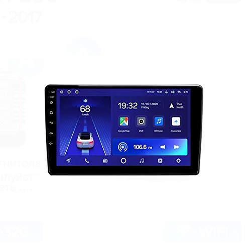 Android Auto Stereo Radio 9 Zoll Touchscreen Headunit Eingebauter Subwoofer Mit GPS Navigation WiFi BT FM SWC Unterstützung 4G/DSP/TPMS/DAB+, Für