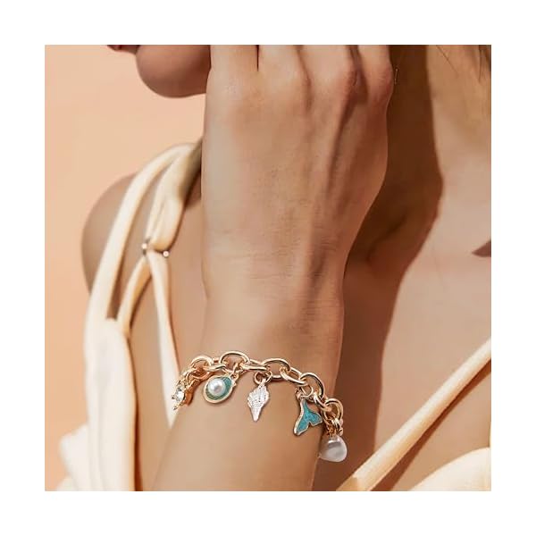 Lucky Clover Elegant Five Leaf Bracelet for Women, Fashion Jewelry - Image 3