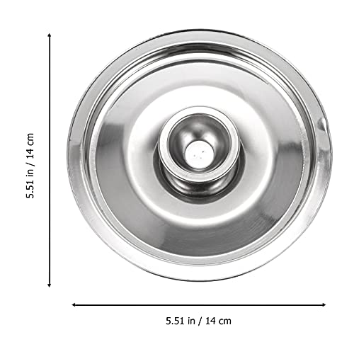 Doitool Stainless Steel Universal Lid For Pots Pans And Skillets Round Pot Lids Cover Replacement Cookware Frying Pan Cover And Cast Iron Skillet 14Cm #TOP6