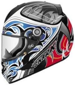 Amazon.com: SHARK rsr2 máscara negro _ Blue _ Red motocicleta  full-face-helmet, SM : Automotriz