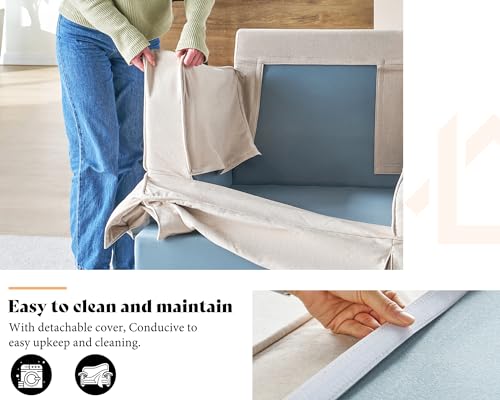 AMERLIFE-Modern-Sofa-89-inch-Slipcovered-Sofa-3-Seater-Sofa-with-Removable-Cover-Extra-Deep-Couch-for-Living-Room-Linen-Beige-Sofa-Couch AMERLIFE Modern Sofa 89 inch Slipcovered Sofa 3 Seater Sofa with Removable Cover Extra Deep Couch for Living Room Linen Beige Sofa Couch