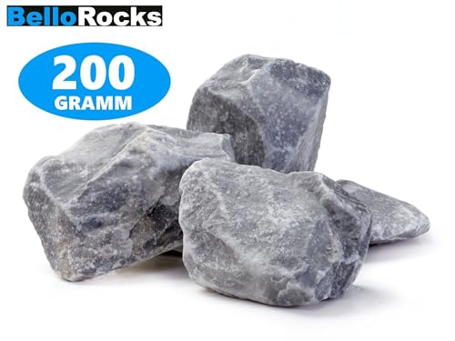 BelloRocks Natur-Steine Mineralsteine gegen Urinflecken auf Rasen, Hunde Katzen Dog Steine Urin Grasverbrennungen Rocks [200 Gramm]