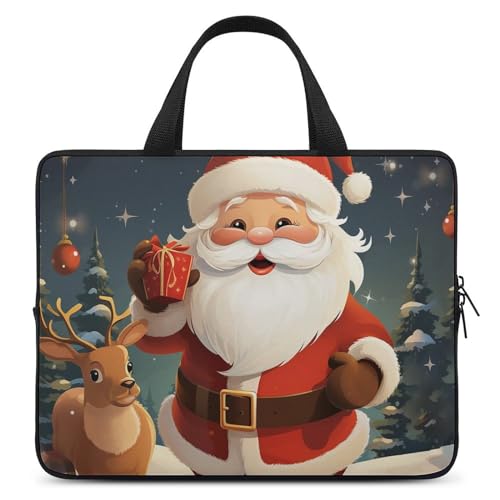 Sac pour ordinateur portable Père Noël étanche pour PC et tablette
