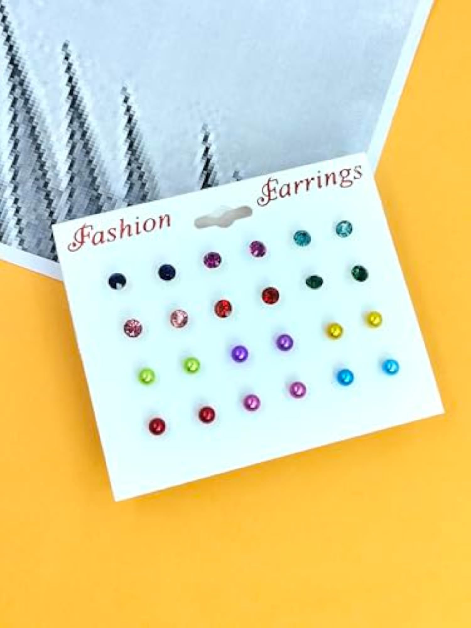 12 Pairs Small Stud Earrings Set for Women