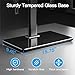 PERLESMITH Universal TV Stand Table Top TV Base for 32 to 65 inch LCD LED OLED 4K Flat Screen TVs-Height Adjustable TV Mount Stand with Tempered Glass Base,VESA 400x400mm,Holds up to 88lbs,PSTVS15