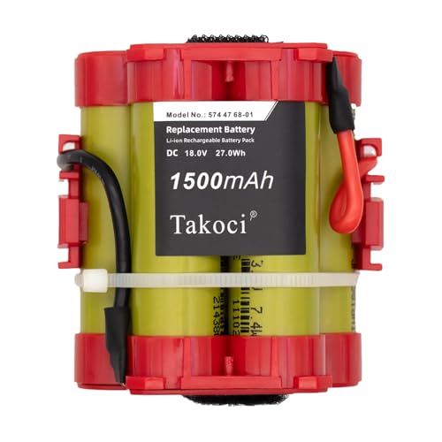 SCESMIA 1500 mAh Akku für Gardena Mähroboter R38Li/R40Li/R50Li/R70Li/R80Li (2012–2018) – passend für OEM 505 69 73-20, 574 47 68-01