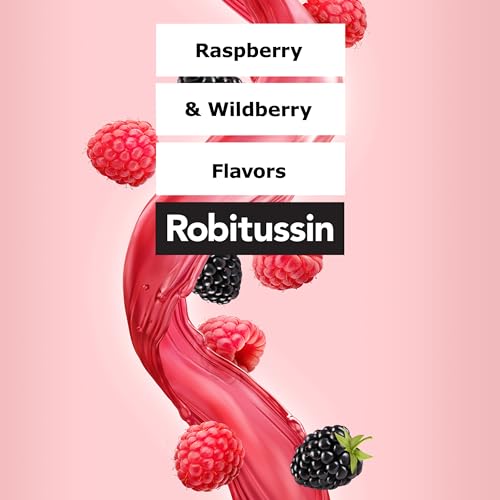 Robitussin Maximum Strength Cough + Chest Congestion DM And Maximum Strength Nighttime Cough DM, Cough Medicine For Adults, Berry Flavor - 4 Fl Oz Bottles (Pack of 2) - Thumbnail 5
