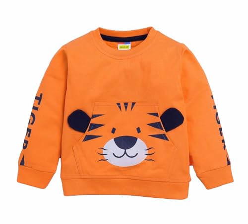 Image of BABA AND BABY Long Sleeves Round Neck T-Shirt and Pant Set for Baby Boys