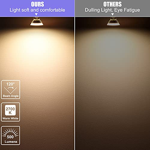 MR16 LED Bulbs Warm White 2700 K, MR16 GU5.3 LED 5...