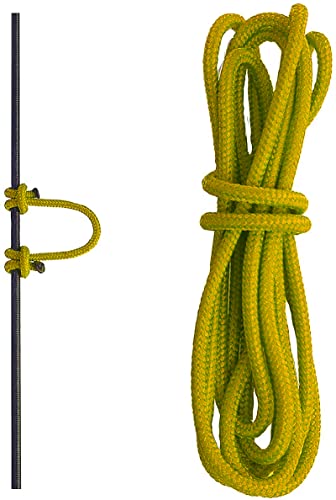 Archerest Bow String D Loop, 10 Ft. D Release Nocking Loop Rope For Compound Bowstring Archery (Yellow) #TOP2