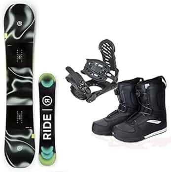 ライド スノボ 3点セット ボアブーツ付 RIDE スノーボード 155 27