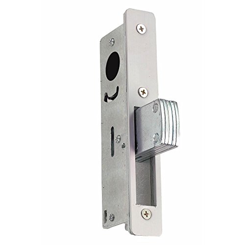 Global Door Controls TH1101-1-1/8-ALM 1-1/8 in. Aluminum Mortise Lock with Deadlock Function