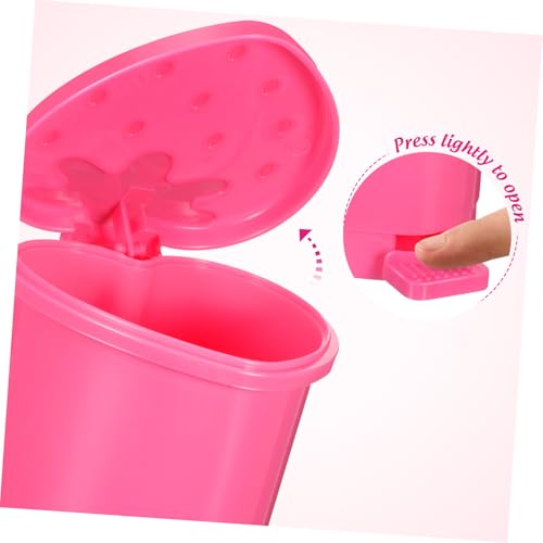 Caneca de basura de escritorio con forma de fresa miniatura 3