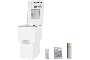 Cat Litter Box with Square Litter Disposal System