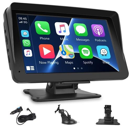 Rimoody Wireless CarPlay Screen Portable Car Radio Android Auto Screen